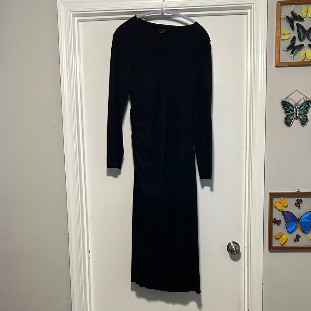 Sweaty Betty Classic Black Long Sleeve Dress